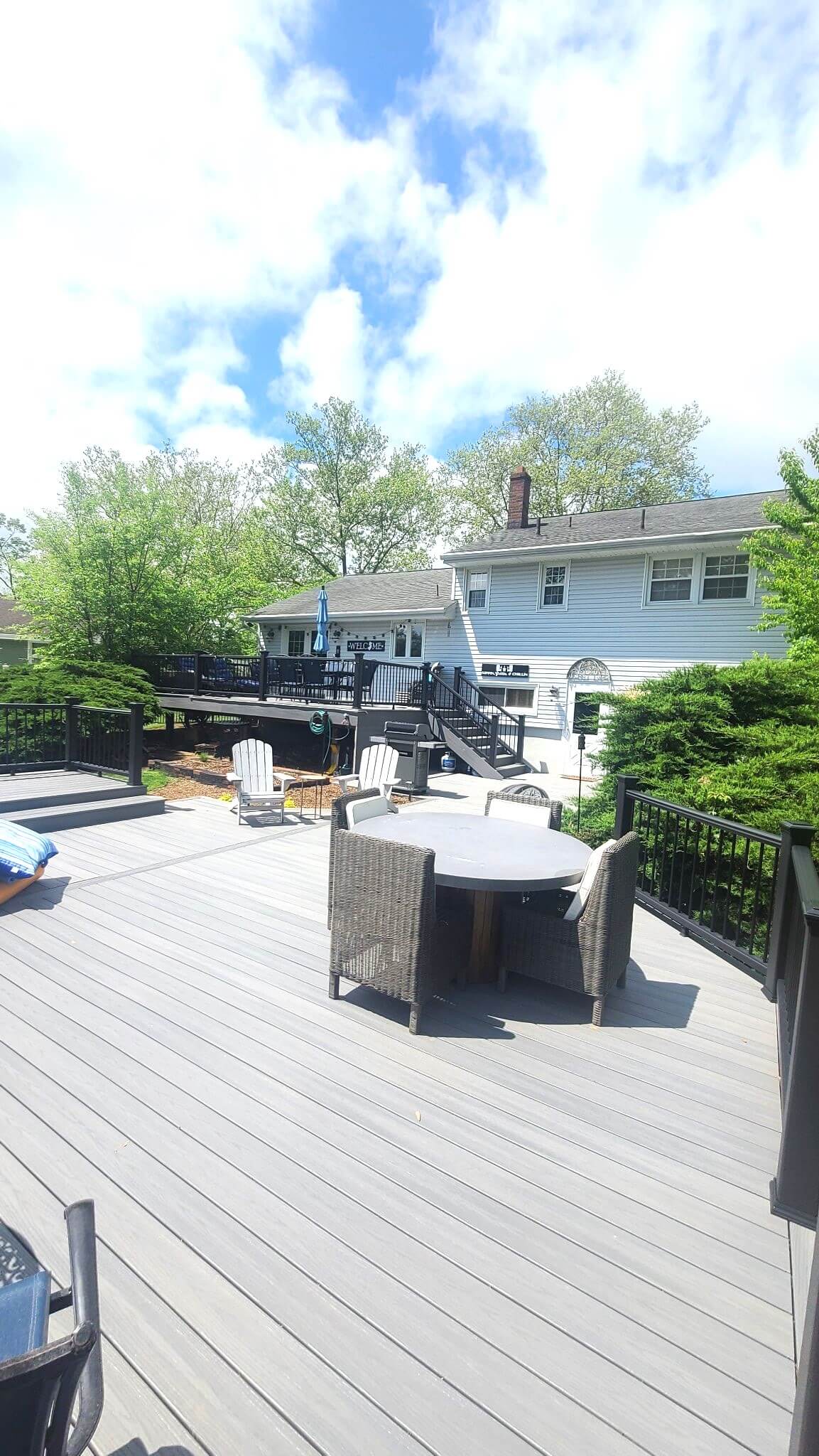 photo of new deck, patio deck, and pool deck