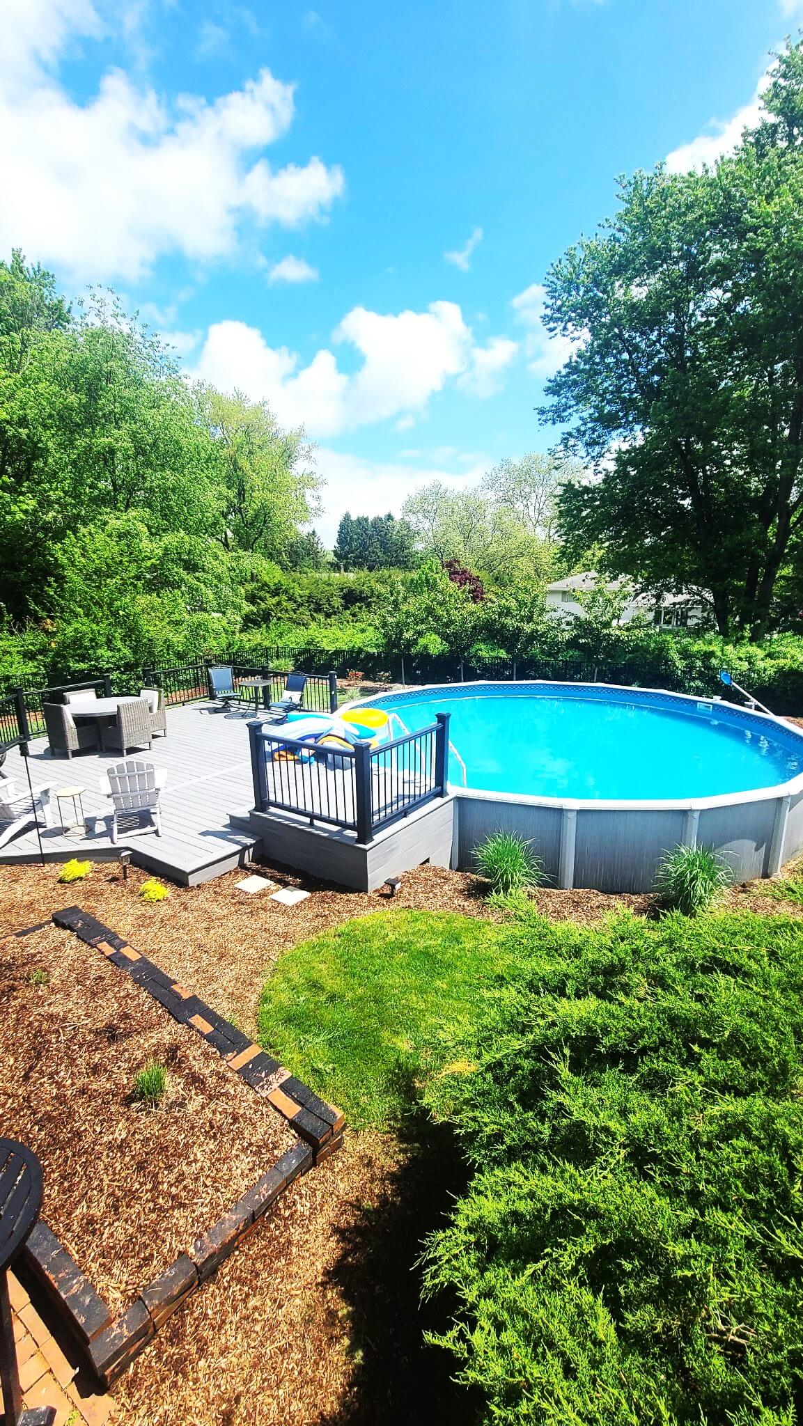 photo of pool deck