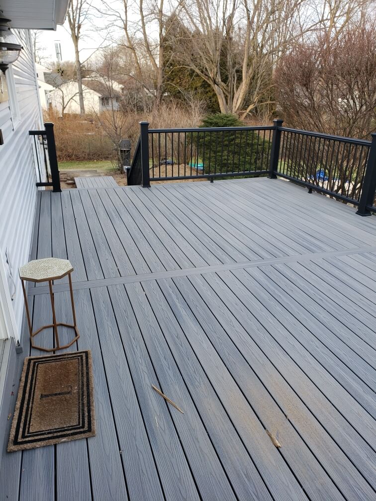 photo of rebuilt deck