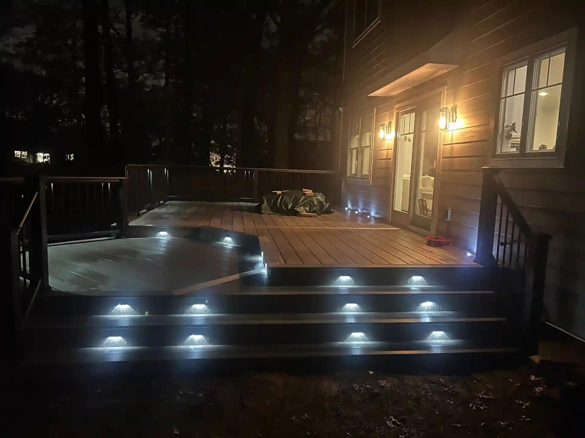 Deck Lighting Installation near me in New Jersey - Solar Deck Lights